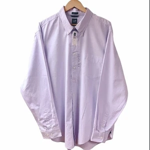 NWT GAP Mens Shirt SIZE XXL Classic Fit Soft 100% Cotton Button Up Long Sleeve - Picture 1 of 8