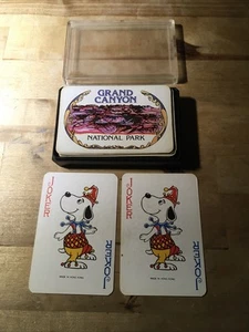 Carte da gioco vintage Parco Nazionale del Grand Canyon mazzo completo più 2 jolly 52 carte - Foto 1 di 12