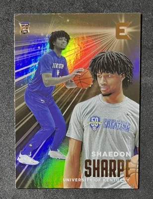 2022 Panini Chronicles Essentials Draft Shaedon Sharpe Rookie Bronze #17 (RC) - Image 1 of 2