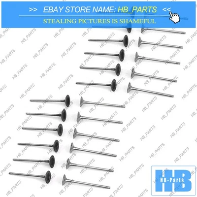 Válvulas de entrada e saída para Mercedes-Benz C250 W212 W205 M274 C117 M270 1.6 2.0 - Imagem 1 de 4