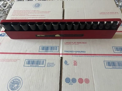 Mac Tools 16-PC. 1/2" Drive Metric Deep Impact Socket Set - 6-PT. SVDPM166TR - Image 1 of 4