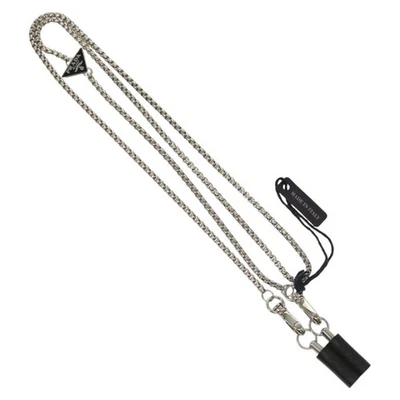 PRADA AirPods Case metal Silver Auth 123026 - Image 1 of 4