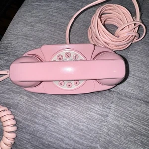 Téléphone vintage Mary Kay rose princesse bouton poussoir cadran (bon état) - Photo 1/8