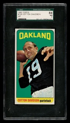 1965 Topps Set-Break #138 Cotton Davidson SP SGC 7 NM - Image 1 of 3