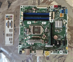 Genuine HP Elite Series Motherboard IPMMB-FM, 696399-002, Socket 1155, I/O Plate - Picture 1 of 8