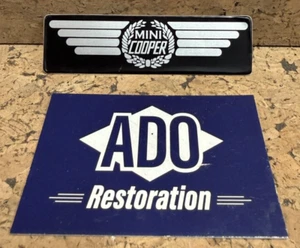 Classic Mini Cooper "winged" rocker cover decal - DAF10397 - Picture 1 of 3