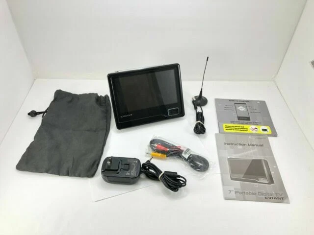 Eviant T7 7" Portable LCD TV - Black