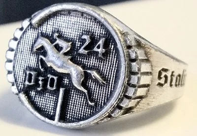 MK-art Militaria Ring der 24. Panzer-Division Wehrmacht Kampf um Stalingrad