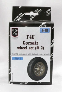 F4U Corsair Halberd Models wheels set #2 1/48 kit - Picture 1 of 11