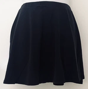 Lily White Women's Casual Above the Knee A-Line Black Skirt Size S/CH - Picture 1 of 5