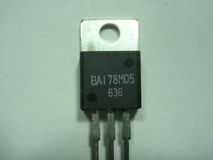 BA178M05  Regulator Spannungsregler 5V 0,5A TO220 #3-853 - Bild 1 von 1