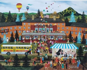 Jane Wooster Scott And all that Jazz Sun Valley Festival Hand signed Lithograph - Picture 1 of 12