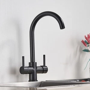 Grifo de cocina 3 Vías Osmosis con agua pura y rociador desplegable 360° Girator - Imagen 1 de 11