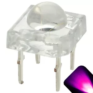 5 x LED 5 mm cúpula superflujo rosa piraña letrero luces traseras de freno súper flujo - Imagen 1 de 2