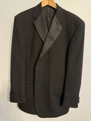Woolmark Tuxedo  Set; Size 46L 40W Wool Lana Needs Cleaned - Image 1 of 4