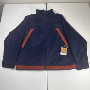 The North Face Campshire Full Zip Fleece Jacket Blue Orange Men’s Size XL - Picture 1 of 6