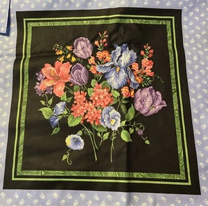 Joan Messmore Cranston Floral Pillow Quilt Panels Cottage Fabric 7 Yards Total - Picture 1 of 3