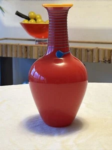 Jennifer Holmes Studio Art Glass 11-1/4" Tall Vase Pilchuck Interest - Picture 1 of 13