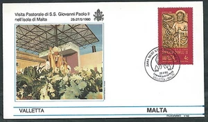 1990 VATICANO VIAGGI DEL PAPA MALTA VALLETTA - SV2 - Picture 1 of 1