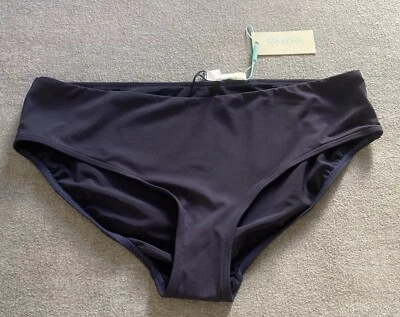 Parte inferior de bikini Sea Level Australia para mujer talla 14 azul marino medio - nueva con etiquetas Foto 1 de 4