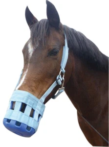 Grazing Muzzle Horse Pony Prevent Founder Slows Eating 3 Sizes  - Picture 1 of 4