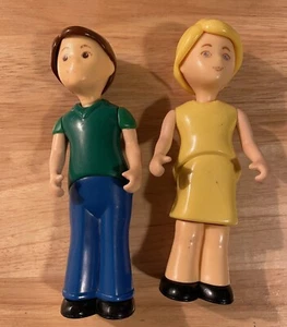 Vintage Little Tikes Dollhouse Dad and Mom Family Figure - Picture 1 of 2