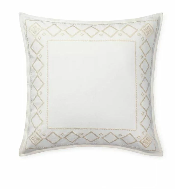 LAUREN Ralph Lauren LUKE FRAME One European Sham White Grey 600756855001