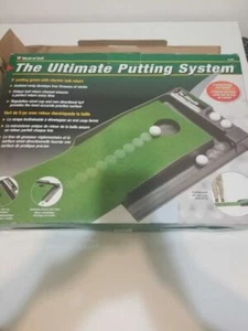2 for 1 Dea lUltimate Putting System Indoor Golf Green & electric putting cup - Picture 1 of 2