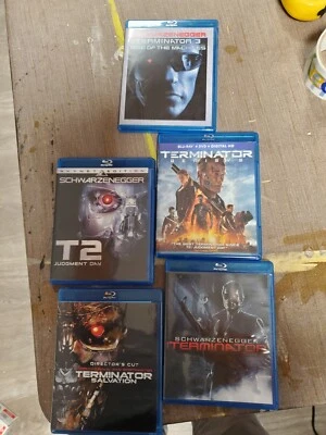 The Terminator Blu Ray Lot T2 Judgment Day Rise Of The Machines Salvation - Image 1 of 2