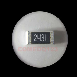 200PCS 1206 2.43K ±0.5% 50PPM RT1206DRE YAGEO Ultraprecision Thin Film Resistor - Picture 1 of 1