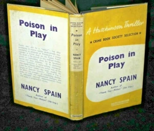 * Rare * Nancy Spain Poison in Play First UK Edition 1945 - Picture 1 of 5