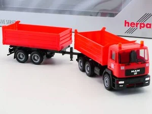 Herpa 274722 MAN M 2000 Baukipperhängerzug Klaus Bau wie NEU! OVP SG 1704-08-21 - Bild 1 von 4