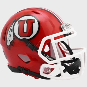 Utah Utes Red Revolution Speed Mini Football Helmet - Picture 1 of 12