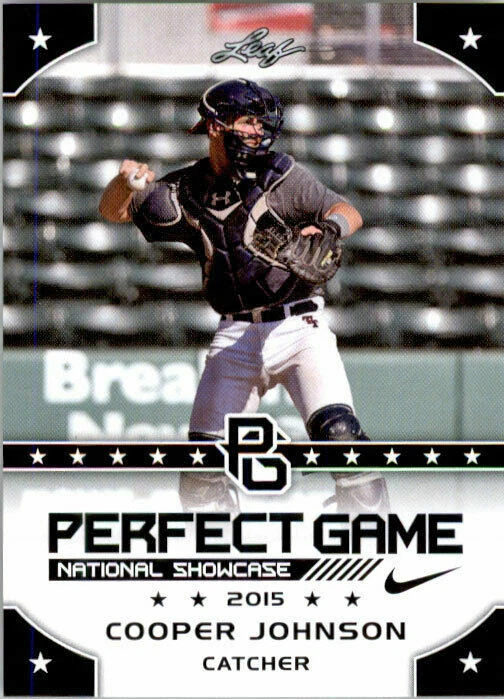 COOPER JOHNSON 2015 LEAF "1ST EVER PRINTED" PERFECT GAME ROOKIE CARD 221! - Image 1 of 1