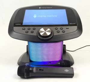 Singing Machine Premium Wifi Karaoke System 10" Color Touchscreen WiFi w/ Mics - Picture 1 of 10