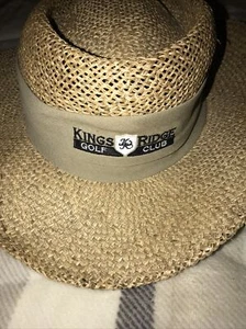 KINGS RIDGE GOLF CLUB FLORIDA Hat OSFA Straw Mesh Comfortable Sun Gear - Picture 1 of 5