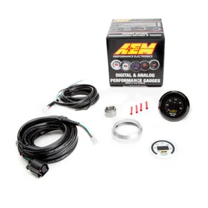 Controlador de combustible de aire Aem 52 mm banda ancha O2 UEGO calibre AFR sin sensor 30-4110NS - Imagen 1 de 13