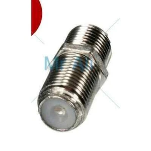 19 F Type Coupler Coax Coaxial TV Cable Connector Adapter Joiner ZBrand 8FF10ZB - Picture 1 of 4