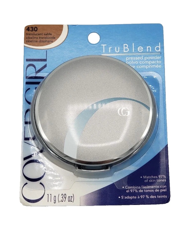 NEW CoverGirl TruBlend Pressed Face Powder - 430 Translucent SABLE - Image 1 of 1