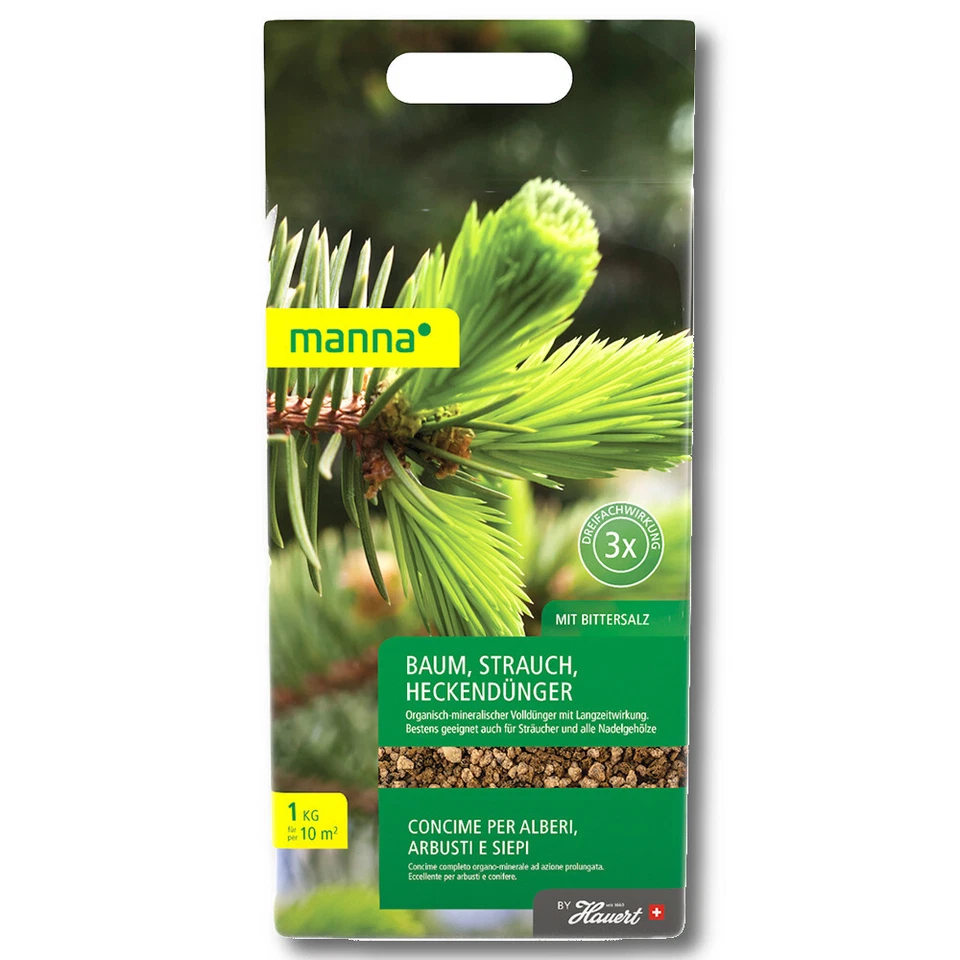 Manna Baumdünger Strauchdünger Heckendünger 1 kg Bittersalz Nadelbaum - Bild 1 von 1