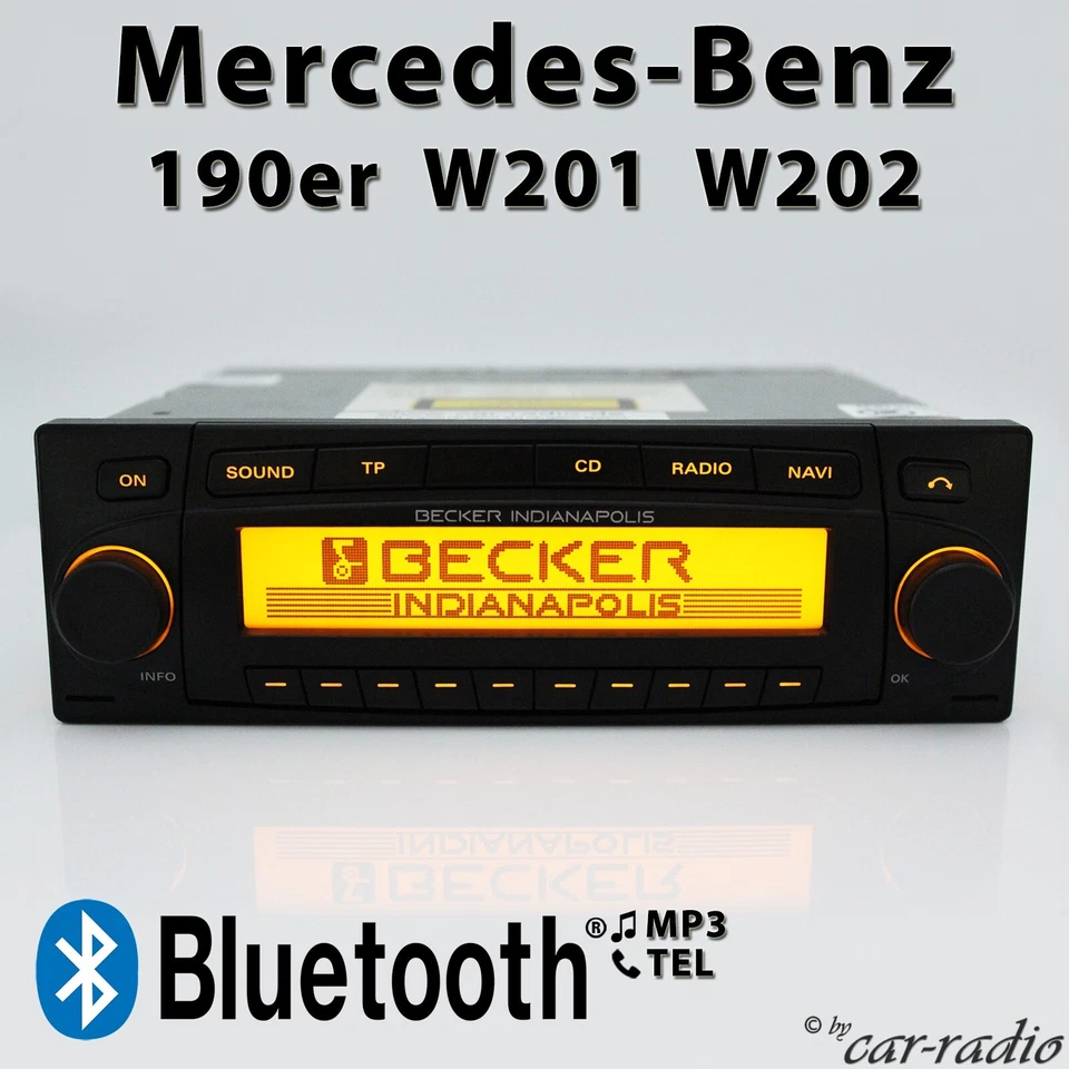 Bluetooth Radio für Mercedes 190er W201 W202 Becker Indianapolis BE7920 C-Klasse - Bild 1 von 4