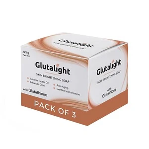 Glutalight Hautaufhellungsseife mit 1% Glutathion, 75GM (3er Pack) - Bild 1 von 6