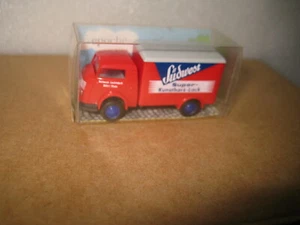 1/87 HO TRAIN SCALE EPOCHE  MATADOR 1400 KOFFER SUDWEST LACK DELIVERY TRUCK  - Picture 1 of 3