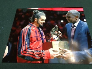 Joakim Noah Signed 8x10 Chicago Bulls Photo DPOY NBA Proof - Picture 1 of 2