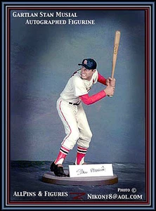 GARTLAN STAN MUSIAL FIGURINE AUTOGRAPHED FIGURINE - Picture 1 of 1