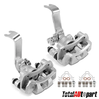 Par de pinzas de freno con soporte para lado trasero Kia Sephia 1998-2001 Spectra 00-04 Foto 1 de 4