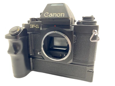 [CASI COMO NUEVA] Cámara fotográfica Canon nueva F-1 F1 SLR 35 mm + Buscador AE Bobinadora eléctrica FN Foto 1 de 4