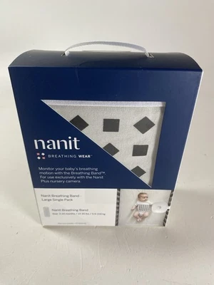 Banda de Respiración Nanit Talla Grande (3-24 Meses) Única Gris Claro Nueva En Caja Foto 1 de 2