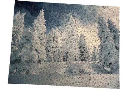 Snowscape, Springbok Puzzle, 500 pieces, 2001, complete - Image 1 of 2