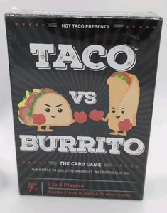 Taco vs Burrito El Juego de Cartas Hot Taco Edades 7+ NUEVO Precintado - Imagen 1 de 2